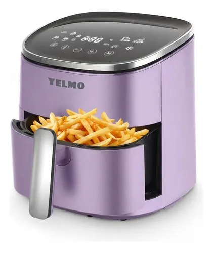 Freidora de Aire Yelmo FR7309 — 5 Litros, 1,4 kW, Violeta
