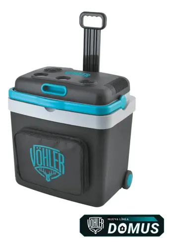 Conservadora Vöhler 33L Frío Calor 12V 220V Con Ruedas Negra — imagen 2
