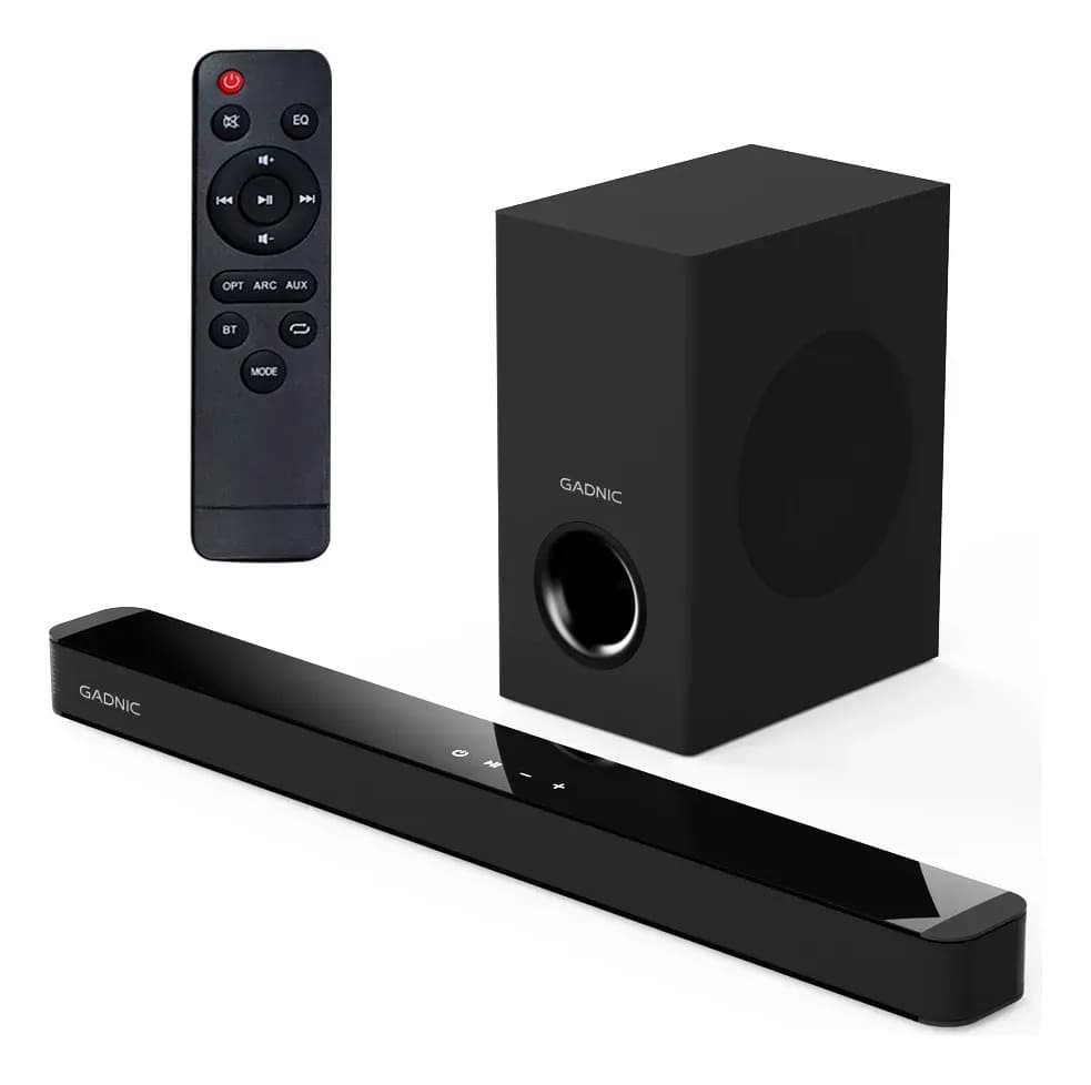 Barra de Sonido Gadnic Nova 160 Inalámbrica con Subwoofer