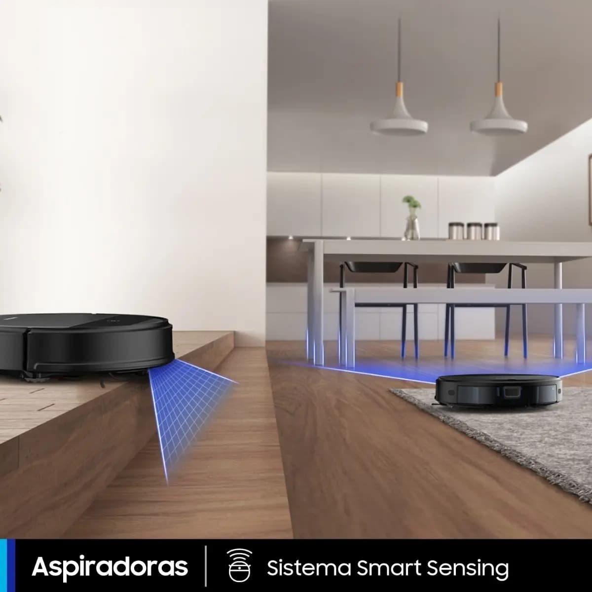 Aspiradora Robot Samsung Powerbot E 2 En 1 Inverter Wifi Color Negro — imagen 6