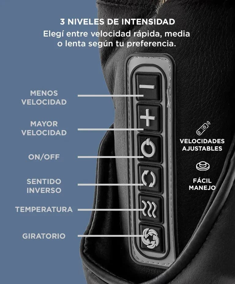 Masajeador Cervical Lumbar Gadnic 8 Nodos Terapia De Calor — imagen 5