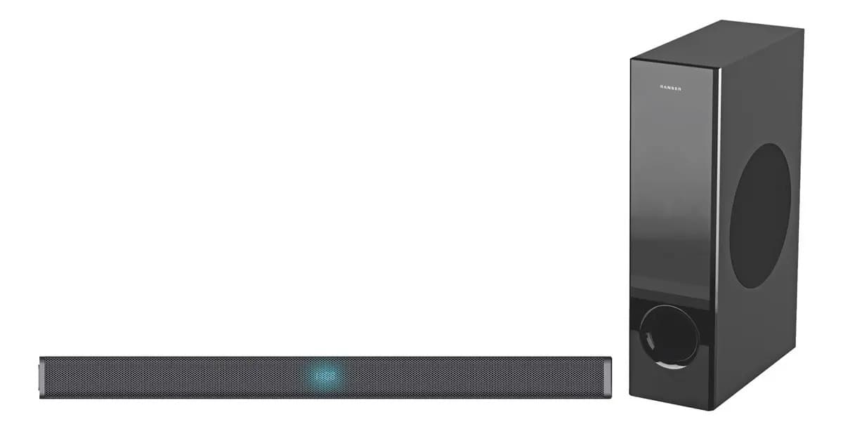 Barra de Sonido Ranser SR7080SW 2.1 Canales con Subwoofer