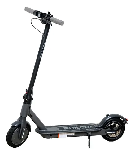 Monopatín Eléctrico Philco Plegable 250w 25km Color Negro