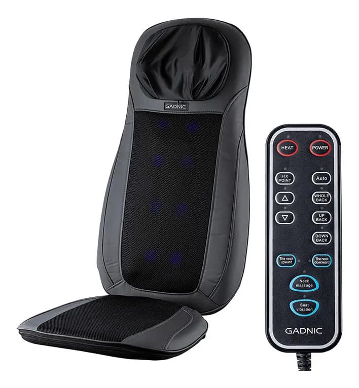 Asiento Masajeador Gadnic Acacia Shiatsu Calor y Vibración Cuello y Espalda 48W — imagen 7