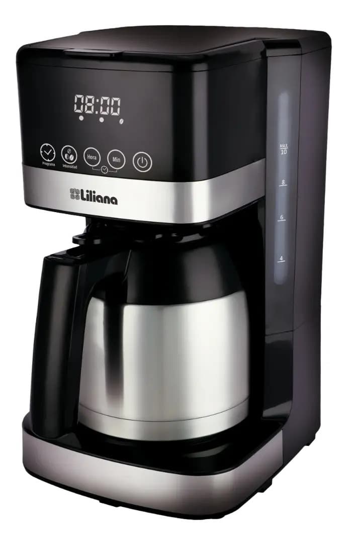 Cafetera de filtro Liliana AC935 digital con jarra de acero 1,2 L