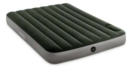 Colchon Inflable Intex 2 Plazas Dura Beam Standard Con Bomba Integrada
