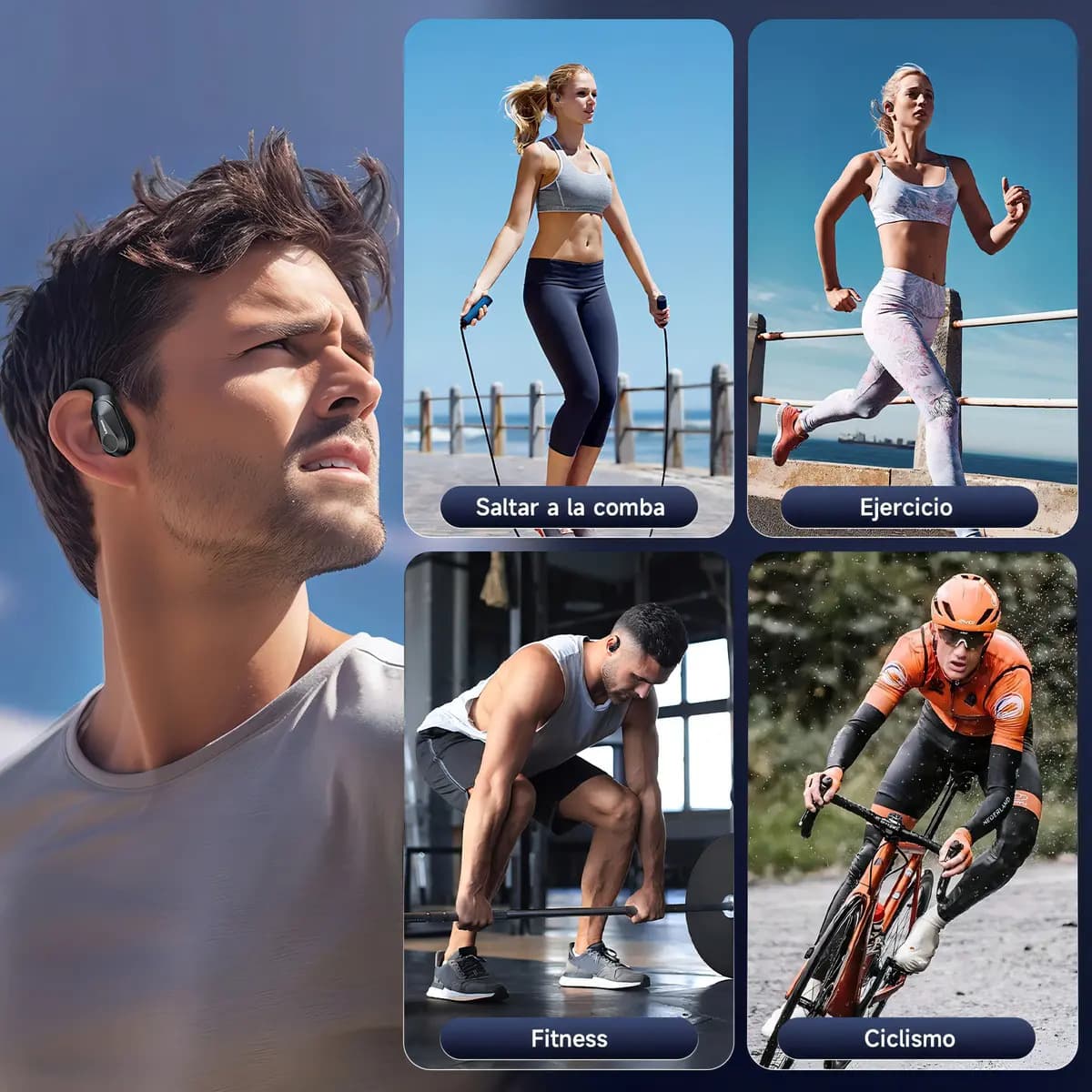 Auriculares Inalámbricos Lenovo Livepod Lp75 Bluetooth Negro — imagen 2