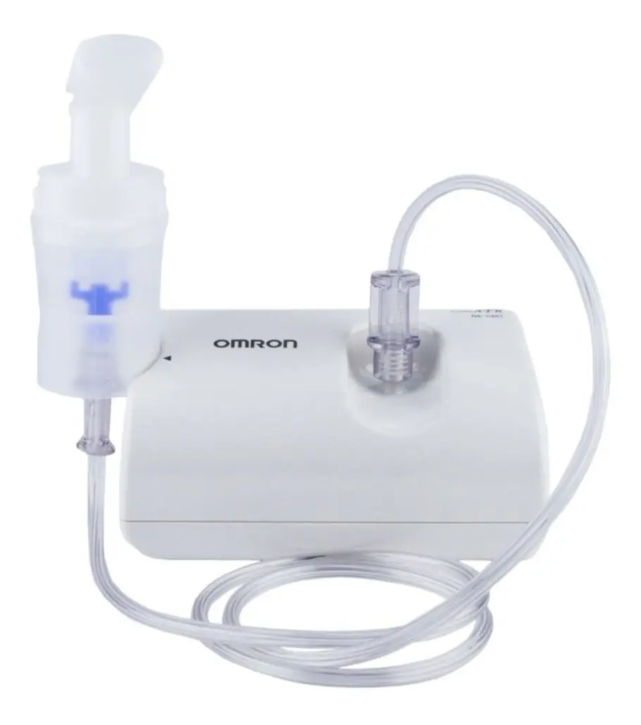 Nebulizador a pistón Omron NE-C801LA blanco — imagen 2