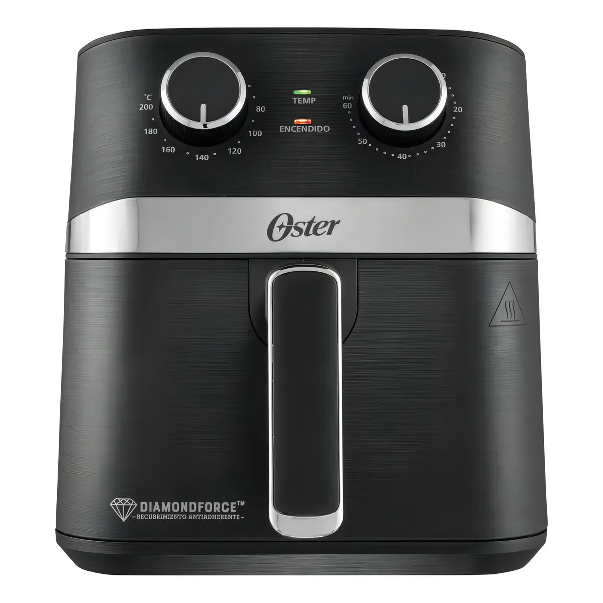 Freidora De Aire Manual 4lt Oster Diamondforce Ckstaf401mdf Color Negro