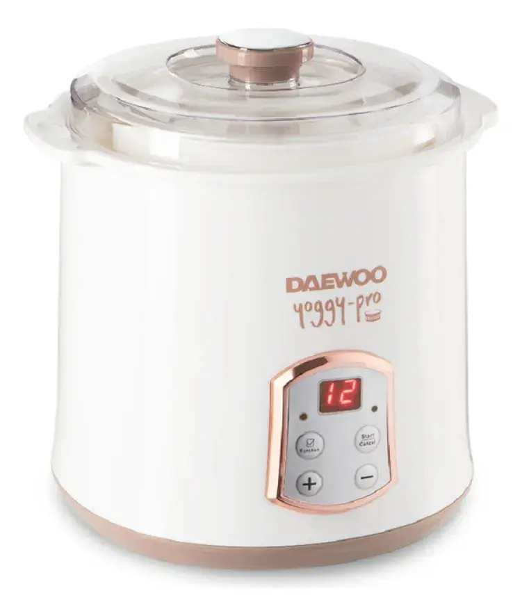 Yogurtera Daewoo Yoggy Pro Dym672t Con Timer Digital Griego Blanco — imagen 2