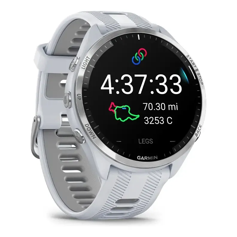 Smartwatch Garmin Forerunner 965 Reloj Garmin Gris Y Blanco