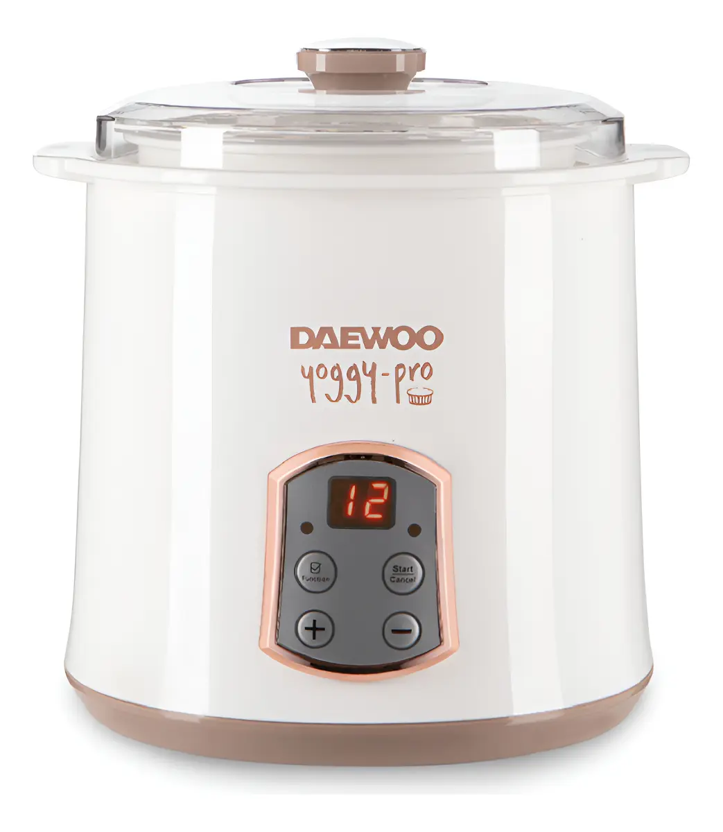 Yogurtera Daewoo Yoggy Pro Dym672t Con Timer Digital Griego Blanco