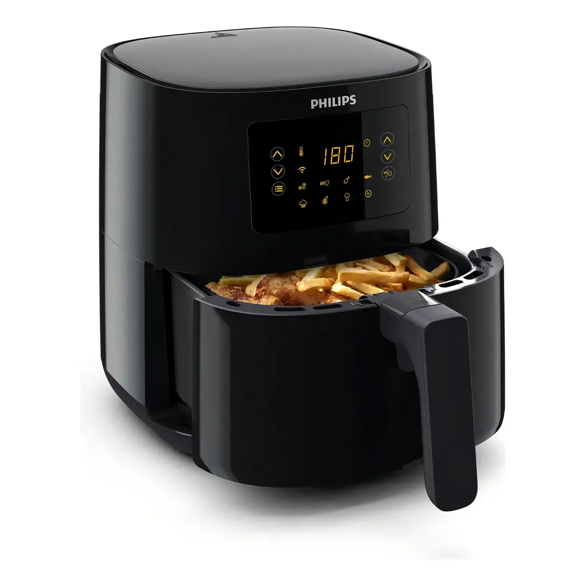 Freidora De Aire Philips Serie 5000 Conectada Hd9255/80 4.1l Negro