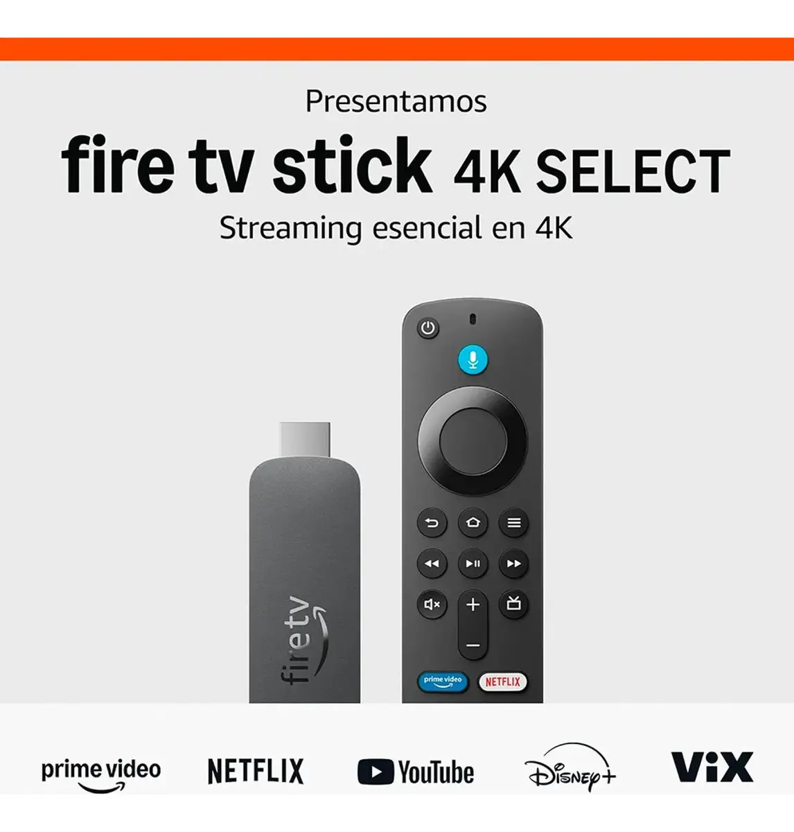 Amazon Fire Tv Stick 4k Select 8gb Control Con Alexa Negro De Voz — imagen 2