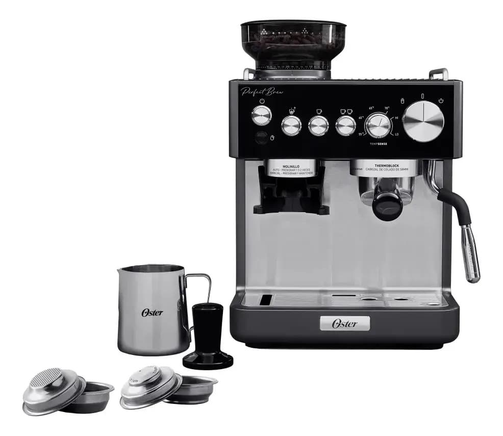 Cafetera espresso Oster Perfect Brew EM7301 con molinillo