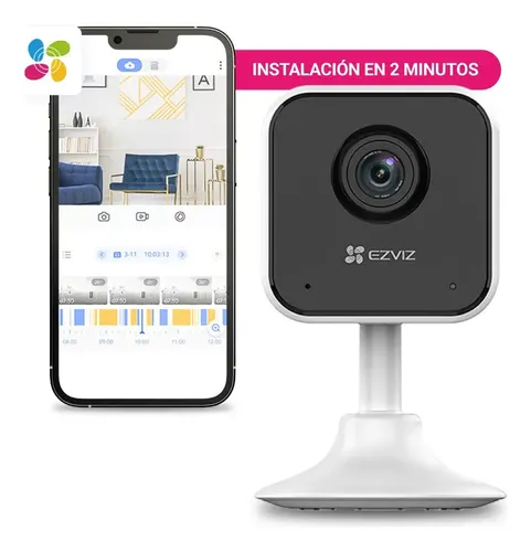Cámara de seguridad Ezviz H1C, mini cámara de interior, parte de la gama Ezviz en Argentina