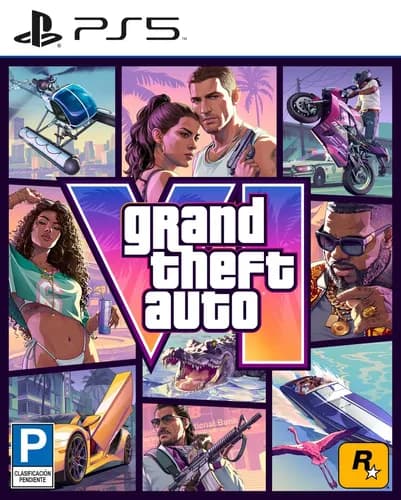 Grand Theft Auto VI GTA VI Caja Física con Código de Descarga para PS5