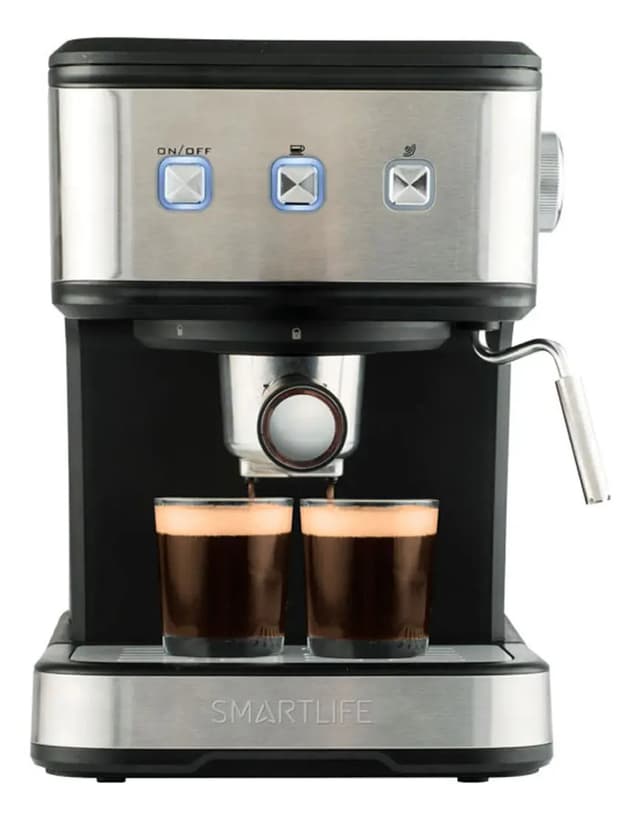 Cafetera express Smartlife SL-EC8501 de 20 bares con espumador, una de las más vendidas de Argentina