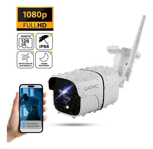 Cámara De Seguridad Gadnic SX37 Exterior Ip Conexión Inalámbrica P2p Visión Nocturna FHD