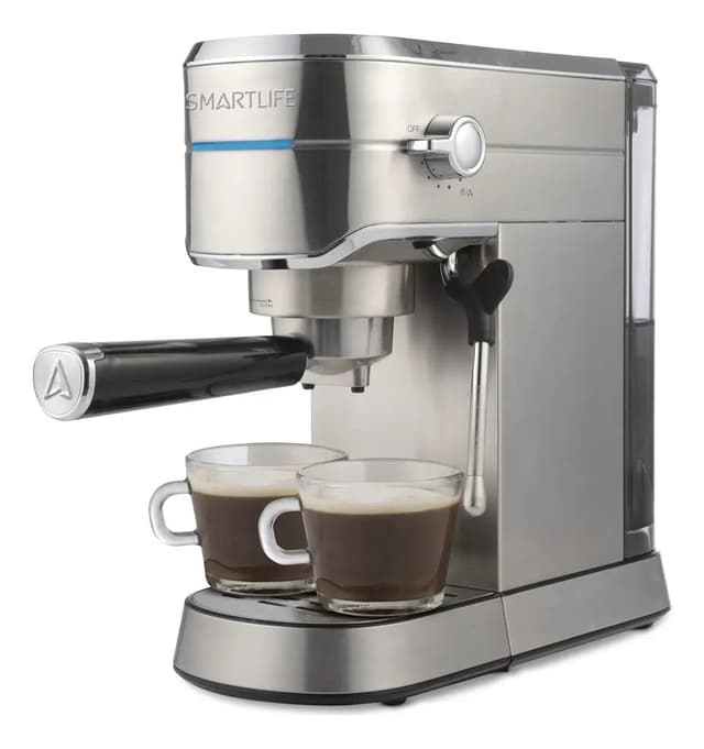 Cafetera de cápsulas multisistema Smartlife 3 en 1 compatible con Nespresso, Dolce Gusto y café molido