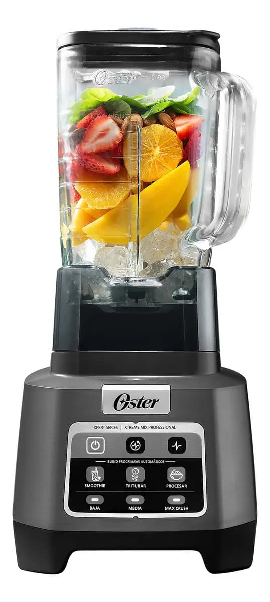 Licuadora Oster Xtreme Mix de 1500 W con jarra de vidrio