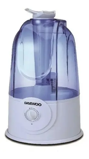 Humidificador Vaporizador Ambiente Ultrasónico Daewoo DHU335 Blanco y Azul