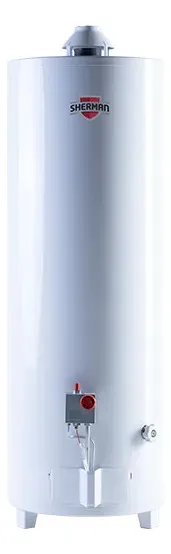Termotanque A Gas 120 Lts Sherman Tpgp120msh13 Superior Apoy Color Blanco