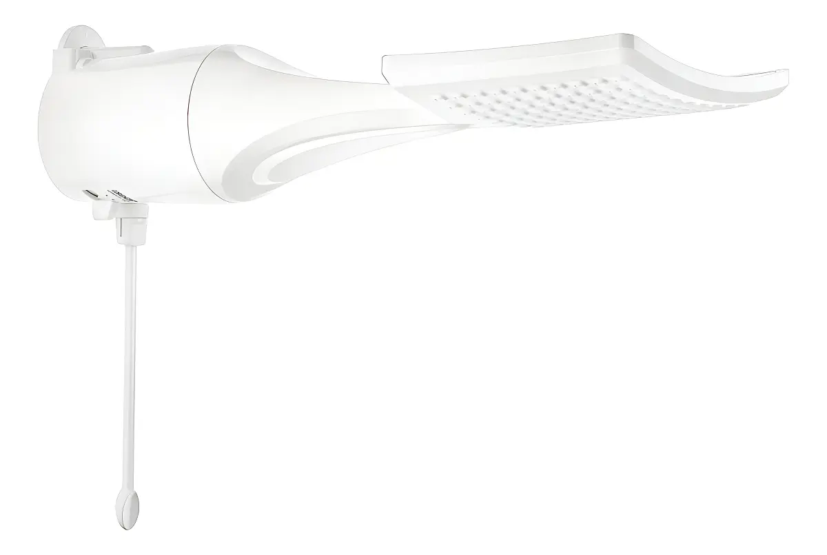 Ducha Lorenzetti Loren Shower Ultra Electrónica 7500W Color Blanco 220 V