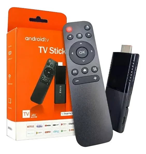 Tv Stick Wi-fi Smart Tv Android Hdmi Tv Box Fire Convertidor Color Negro