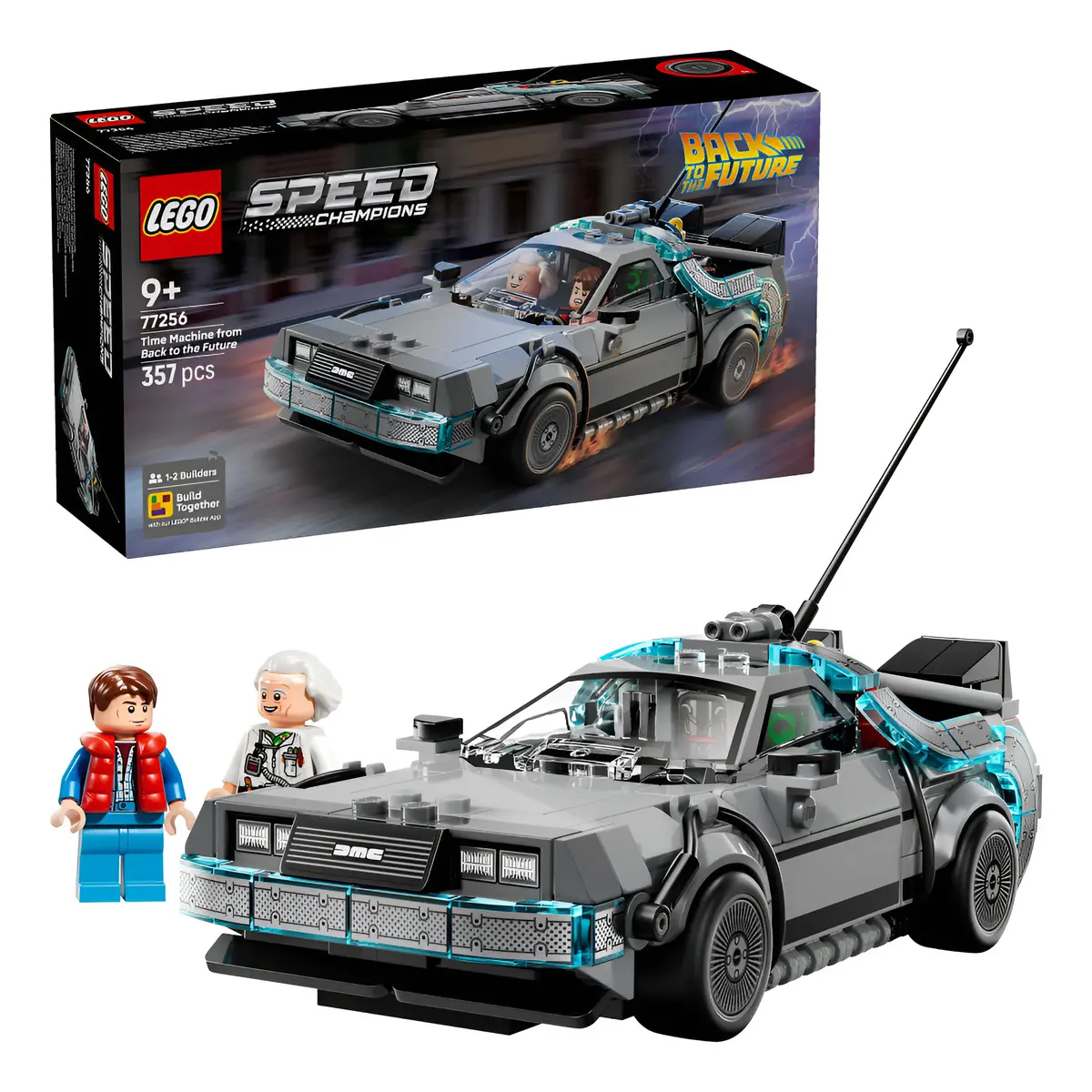 Set De Construcción Lego Speed Champions Back To The Future Delorean 357 Piezas