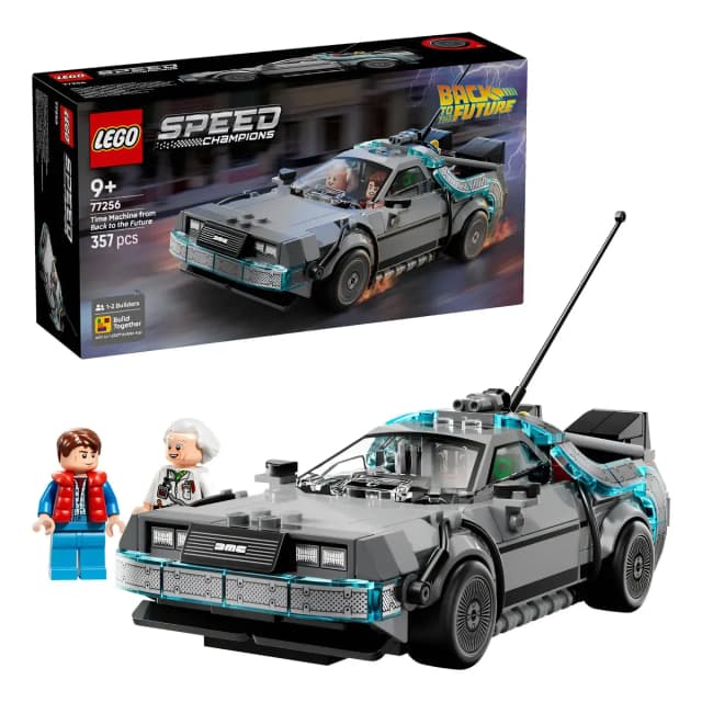 LEGO Speed Champions DeLorean de Volver al Futuro, uno de los juguetes destacados de esta guía