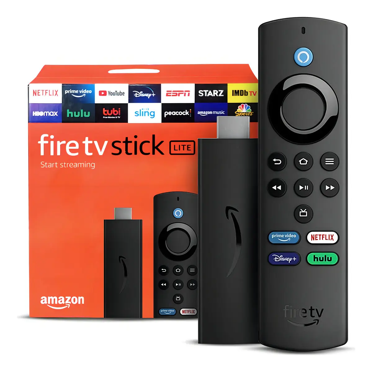 Amazon Lite Fire TV Stick B091G4YP57 de voz Full HD 8GB negro con 1GB de memoria RAM