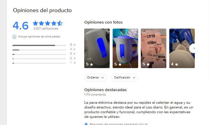 Atma PEAT1351 reviews en MercadoLibre — 4.6 estrellas con 3.007 calificaciones